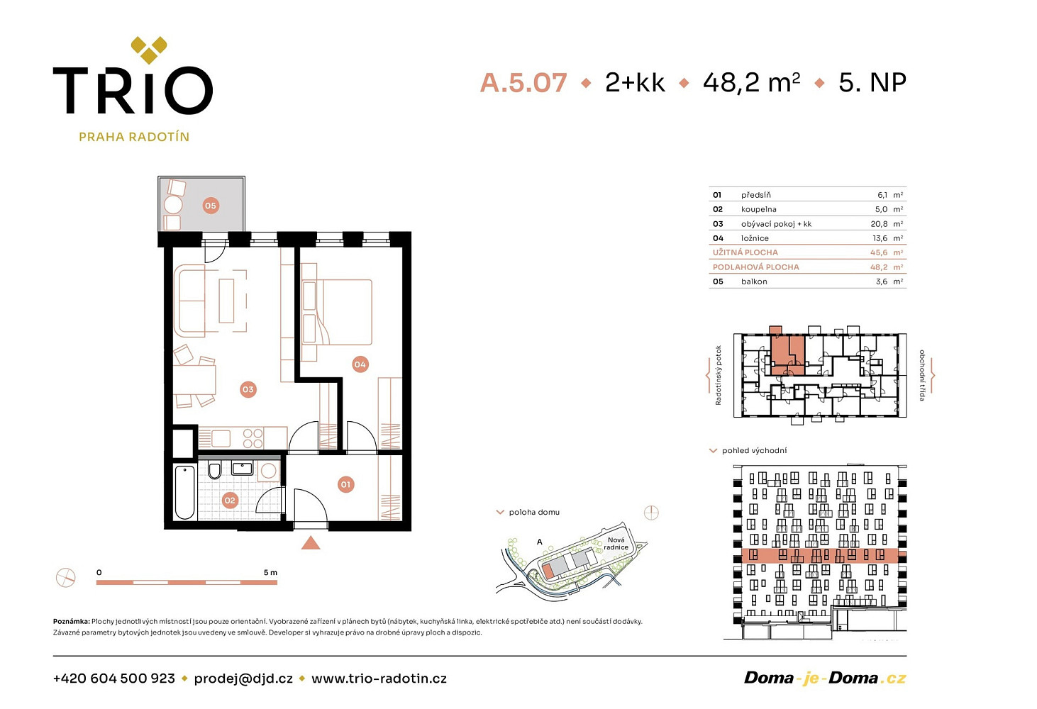 Prodej bytu 2+kk 48 m² — photo 2