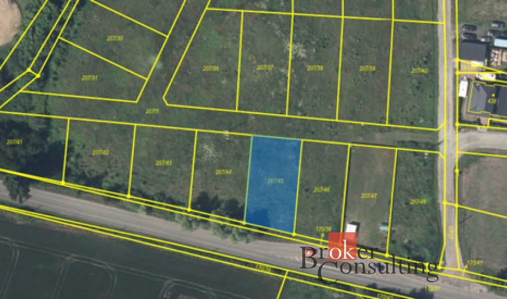 Prodej stavebního pozemku 589 m², Srbice – náhled fotky 3
