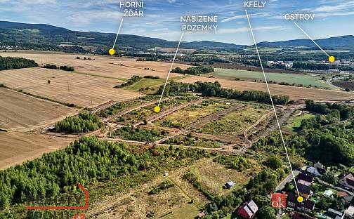 Prodej stavebního pozemku 653 m², Ostrov - Kfely, okres Karlovy Vary