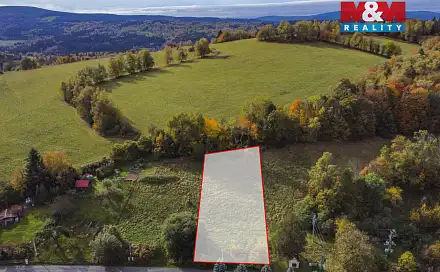 Prodej stavebního pozemku 1 834 m², Kašperské Hory, okres Klatovy