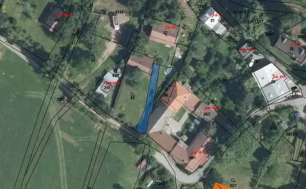 Prodej zahrady 54 m², Proseč, okres Chrudim