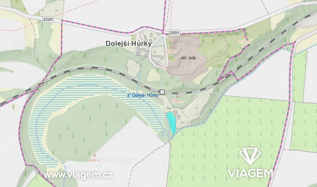 Prodej stavebního pozemku 2 401 m², Postoloprty – náhled fotky 2