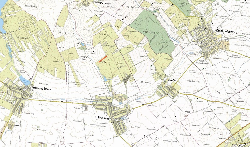 Prodej pole 4 613 m², Prušánky – náhled fotky 2
