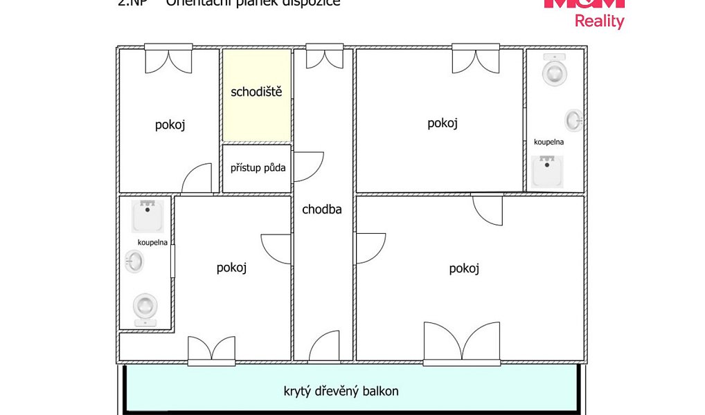 Prodej ubytovacího objektu 130 m², Hoštka – náhled fotky 19