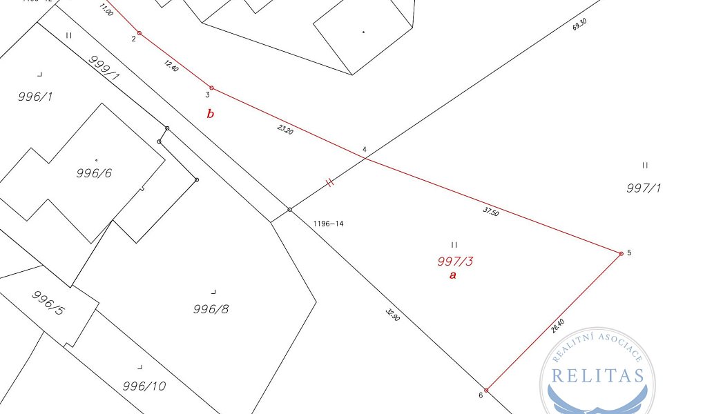 Prodej stavebního pozemku 966 m², Rumburk – náhled fotky 3