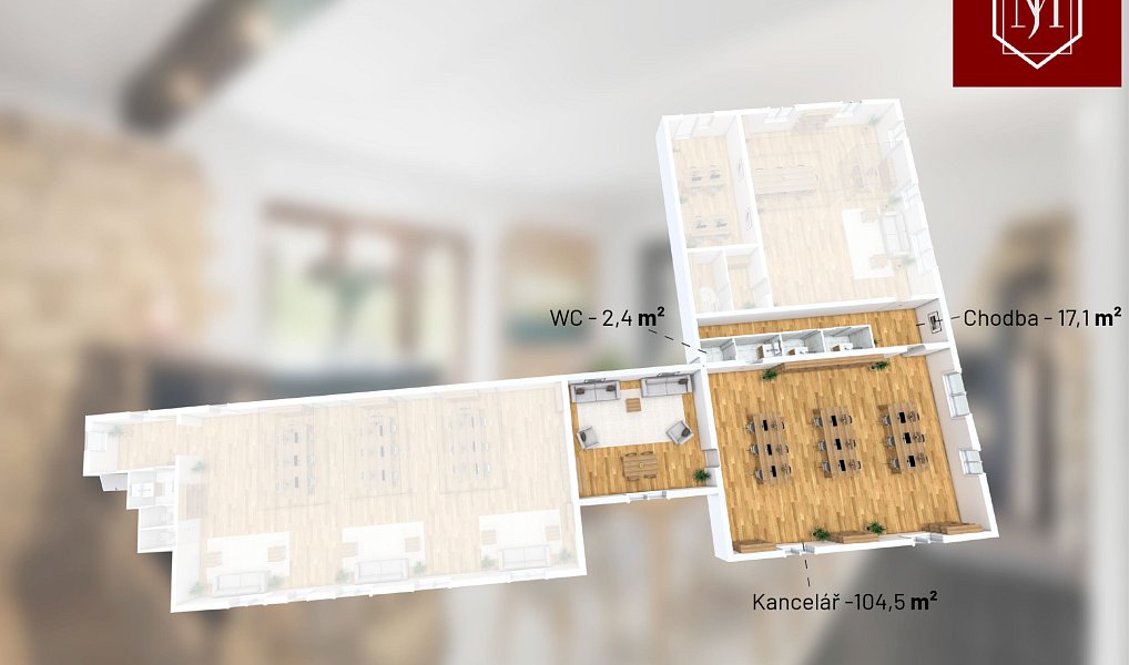 Pronájem kanceláře 142 m², Jihlava – náhled fotky 4