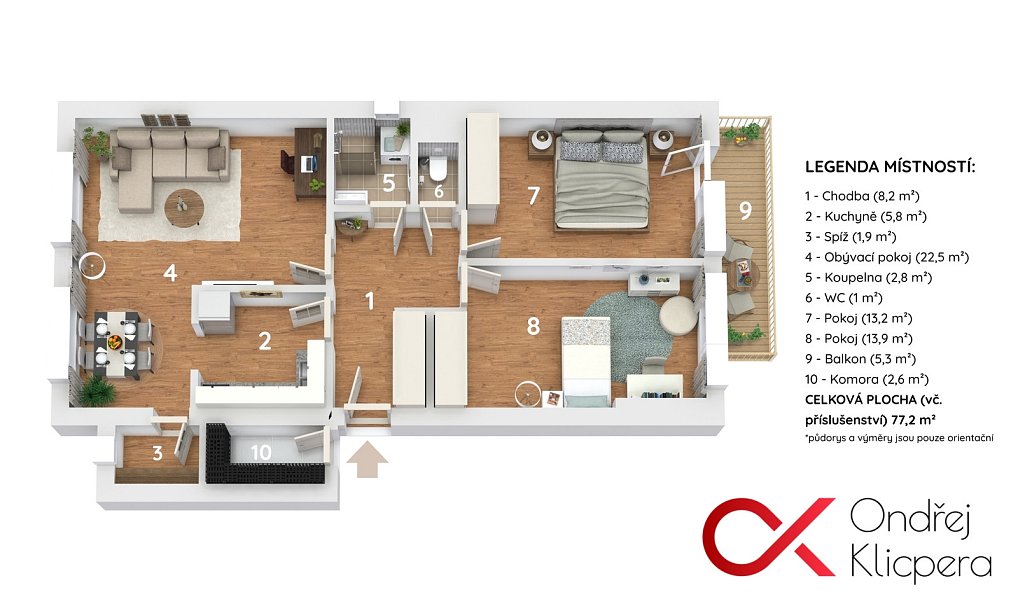 Prodej bytu 3+1 75 m², Kostelní Lhota – náhled fotky 2