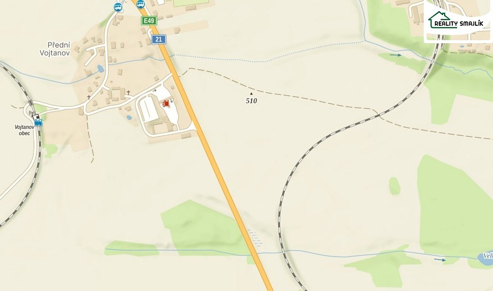 Prodej pole 100 869 m², Vojtanov – náhled fotky 2