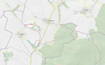 Dražba lesa 529 m², Chotěbudice
