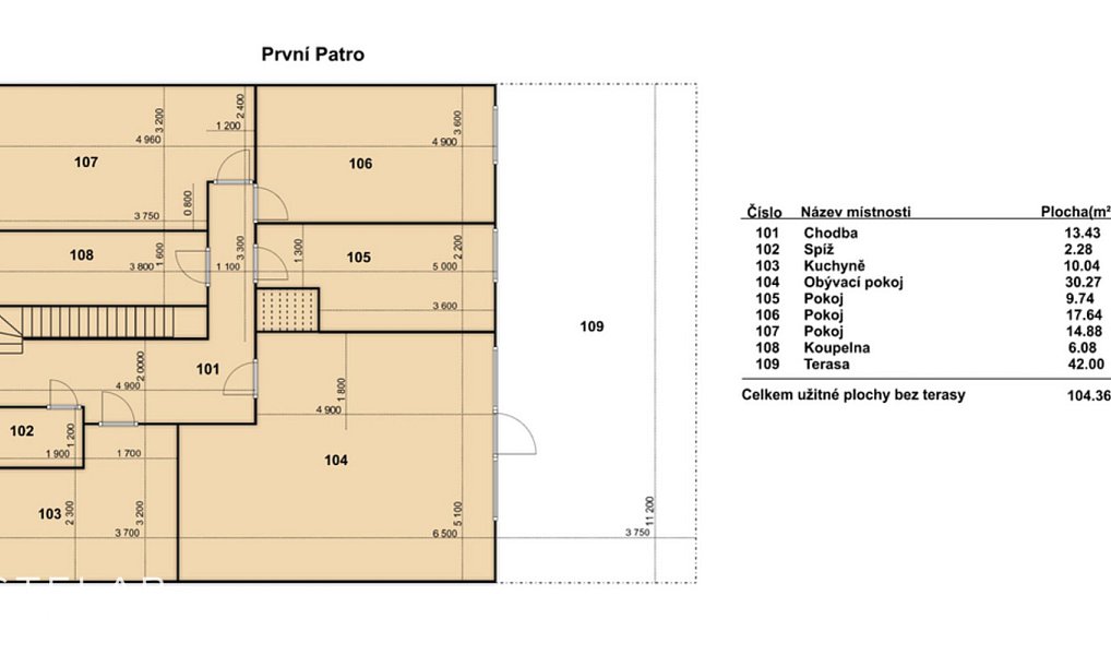 Prodej domu 296 m² s pozemkem 855 m², Třebíč – náhled fotky 22