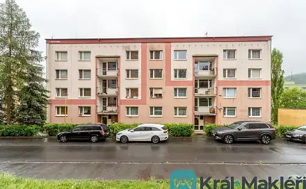 Pronájem bytu 3+1 65 m², Školní, Jílové - Kamenná, okres Děčín