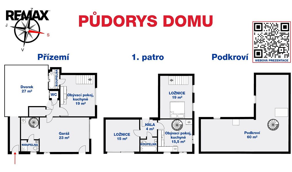 Prodej domu 112 m² s pozemkem 126 m², Roudnice nad Labem – náhled fotky 3
