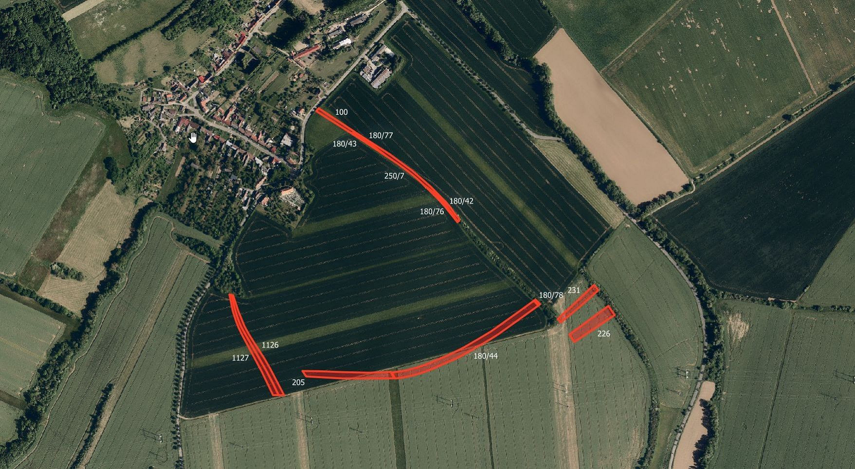 Prodej pole 7 170 m²
