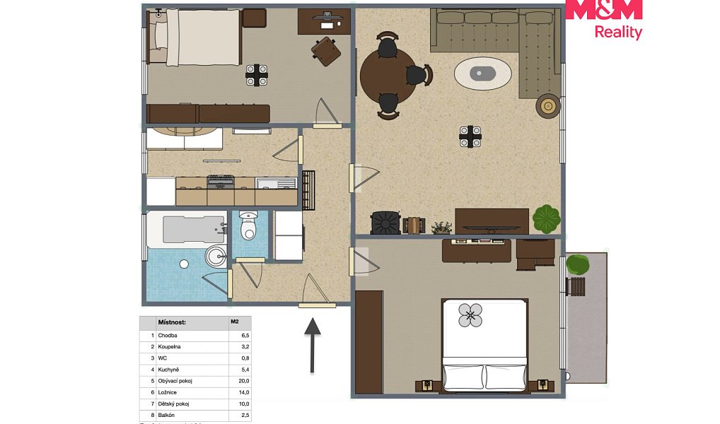 Prodej bytu 3+1 74 m², Chotěšice – náhled fotky 3