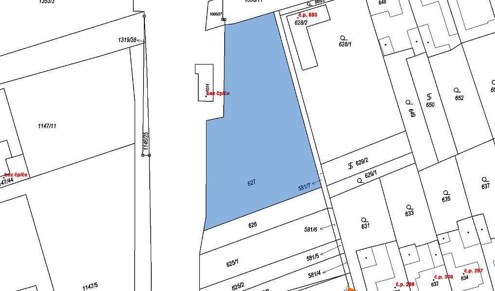 Prodej stavebního pozemku 574 m², Žabčice – náhled fotky 3