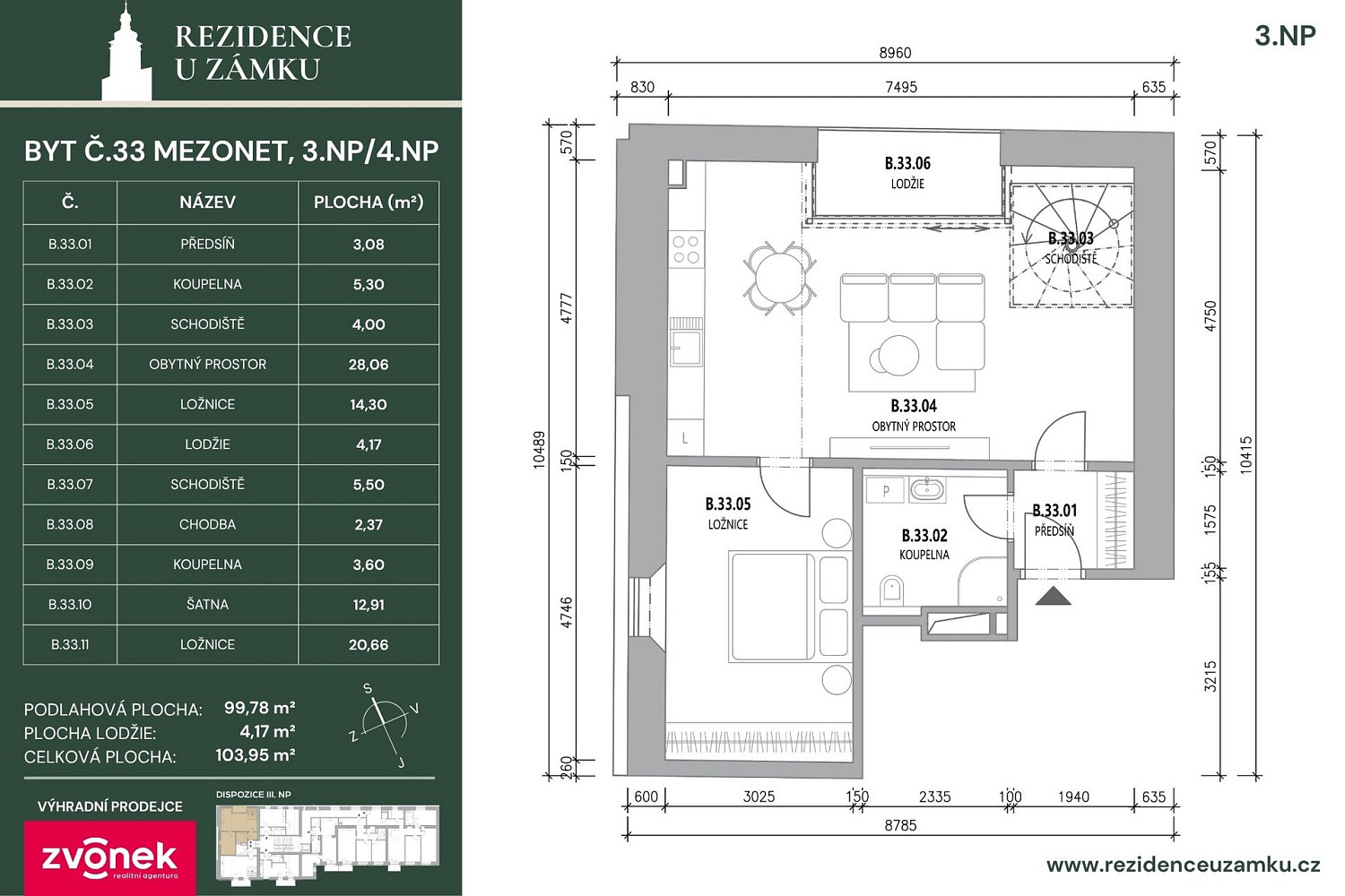Prodej bytu atypického 103 m² – fotografie 3