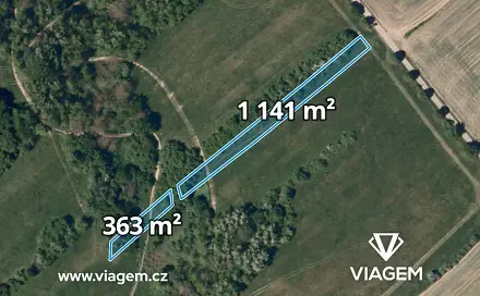 Prodej pole 506 m², Traplice, okres Uherské Hradiště
