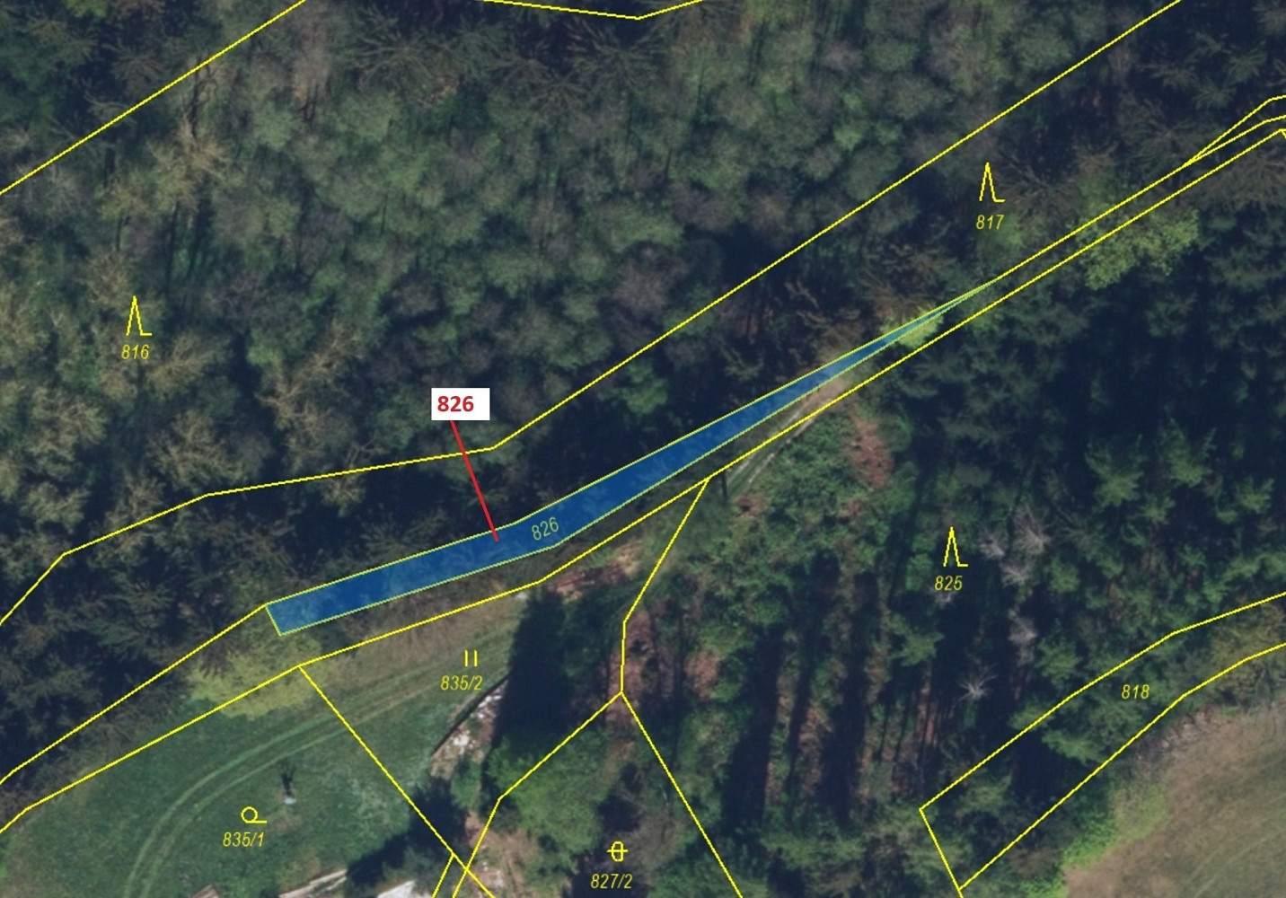 Dražba lesa 248 m² — photo 2