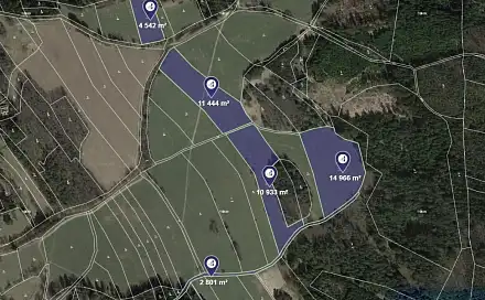 Prodej louky 44 686 m², Lodhéřov, okres Jindřichův Hradec