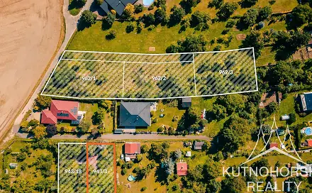 Prodej stavebního pozemku 856 m², Týnec nad Labem, okres Kolín
