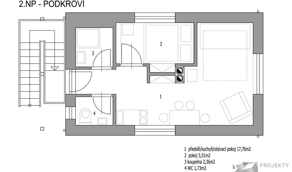 Prodej domu 56 m² s pozemkem 1 833 m², Dolní Kounice – náhled fotky 20