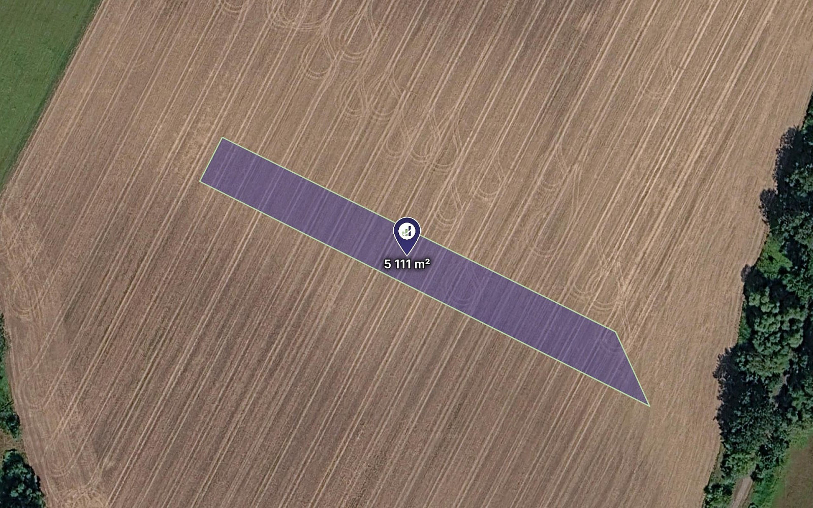 Prodej pole 2 556 m²