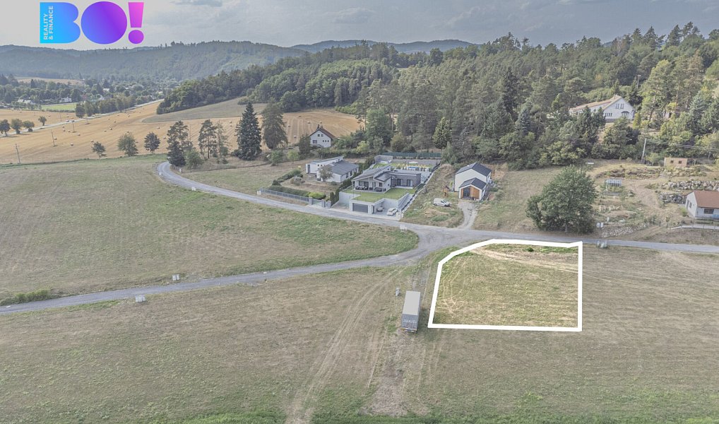 Prodej stavebního pozemku 1 056 m², Pyšely – náhled fotky 3