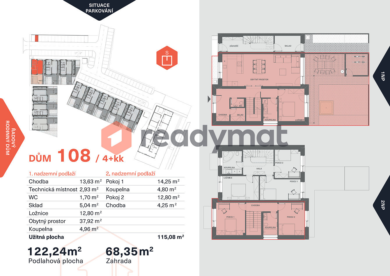 Prodej domu 115 m² s pozemkem 167 m² – pohled 4