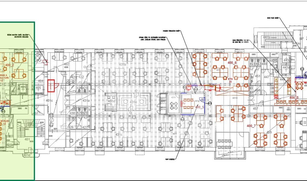 Pronájem kanceláře 337 m², Praha – náhled fotky 9