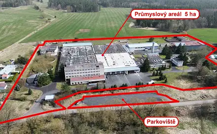 Prodej výrobních prostor 11 180 m², Lom u Tachova, okres Tachov