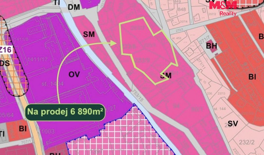 Prodej stavebního pozemku 6 890 m², Česká Třebová – náhled fotky 2
