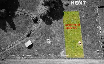 Prodej stavebního pozemku 1 899 m², Chocenice