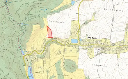 Prodej pole 14 751 m², Maletín - Starý Maletín, okres Šumperk