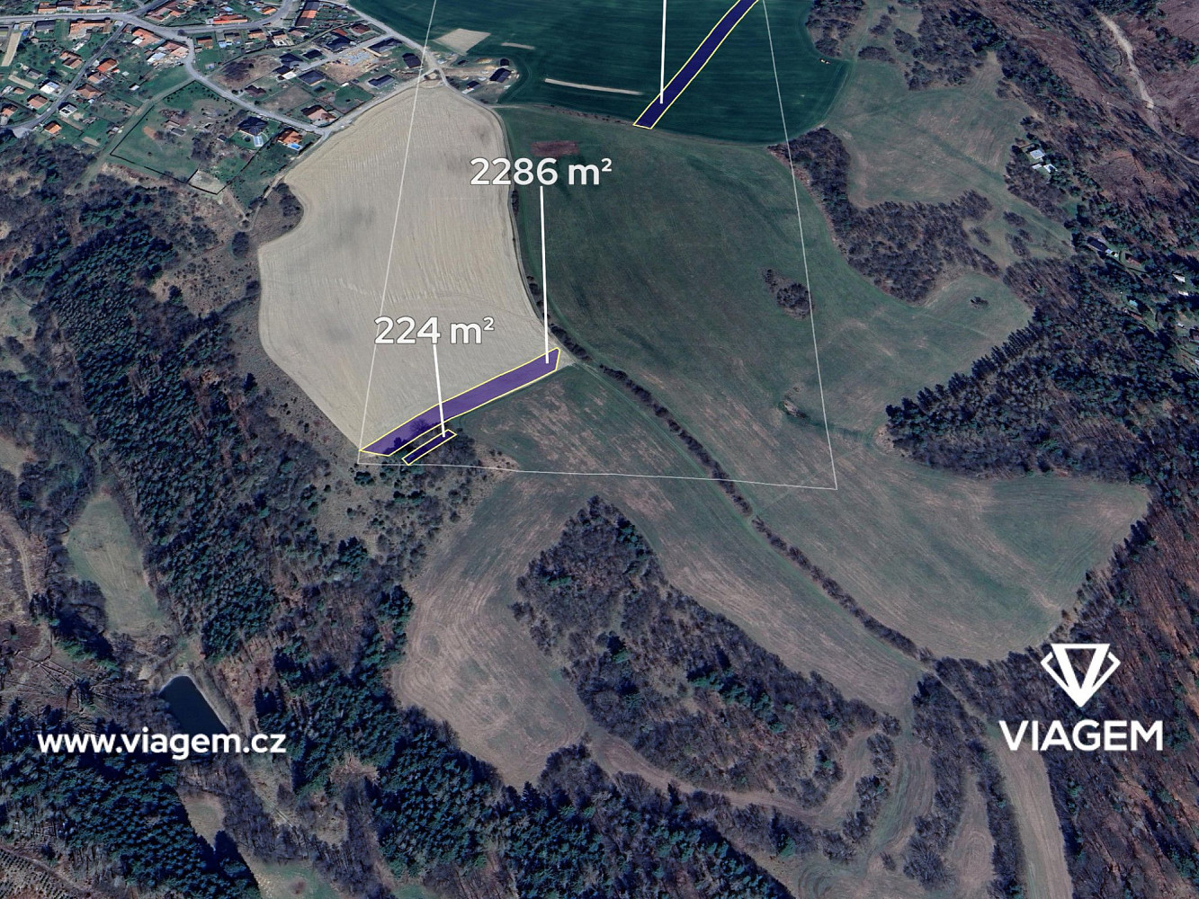 Prodej pole 2 284 m²