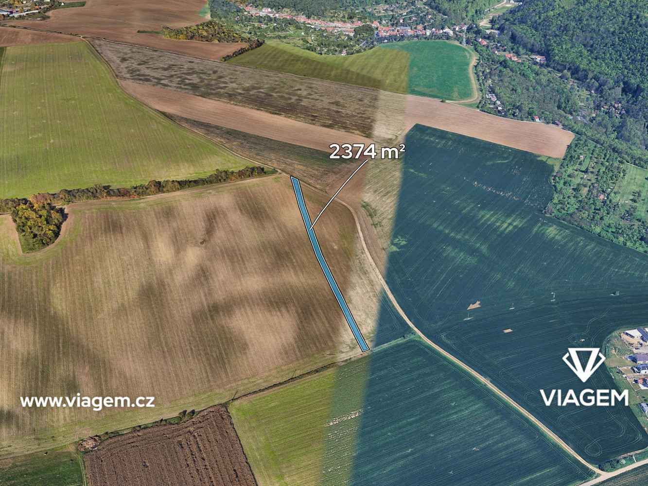 Prodej pole 1 187 m²