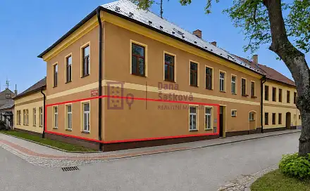 Prodej bytu 2+1 80 m², Husova, Nová Včelnice, okres Jindřichův Hradec