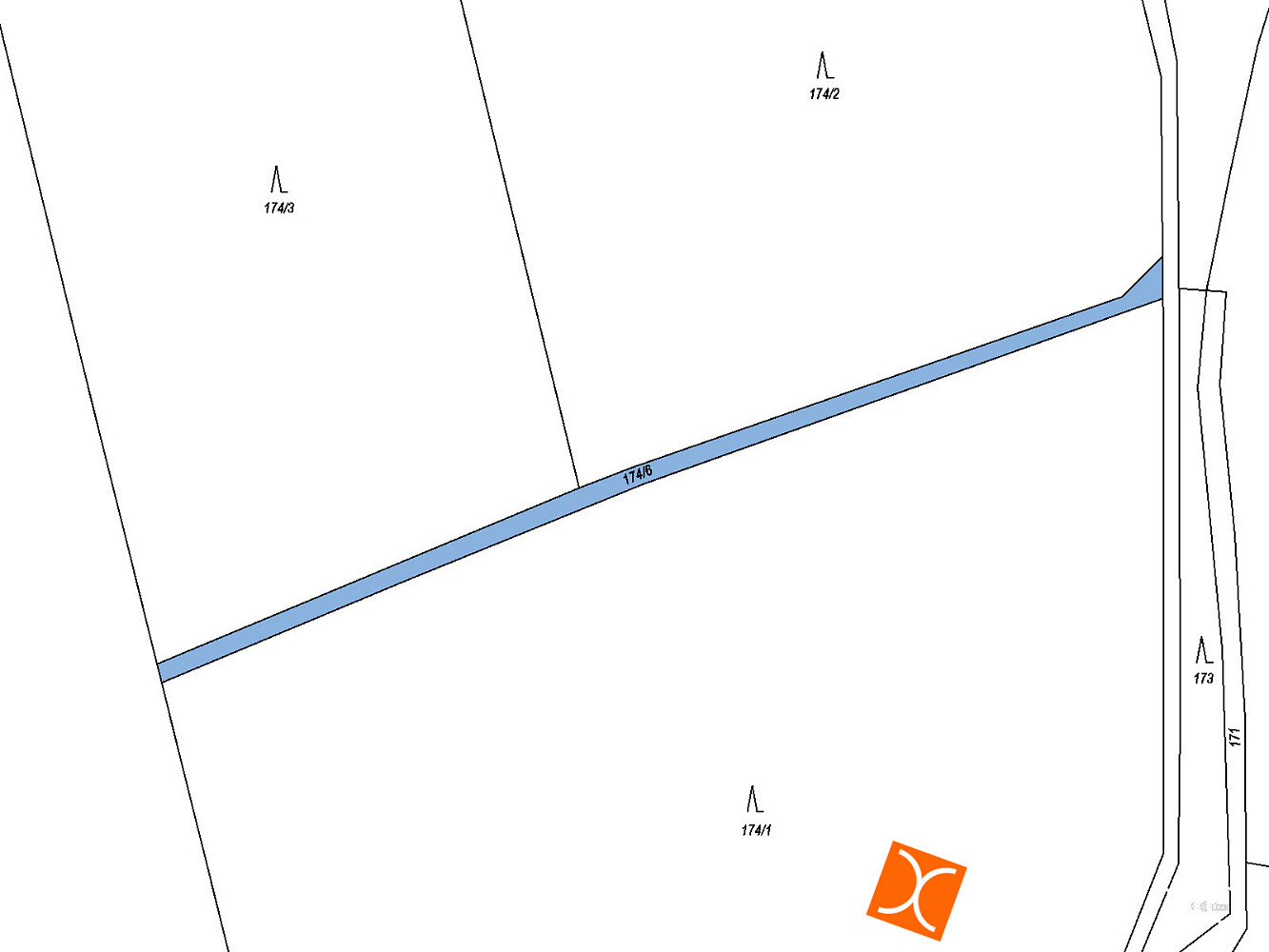 Prodej lesa 40 m² – pohled 2