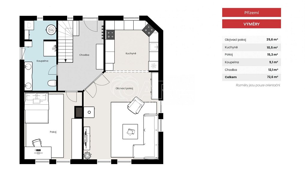 Prodej domu 145 m² s pozemkem 1 823 m², Ondřejov – náhled fotky 21