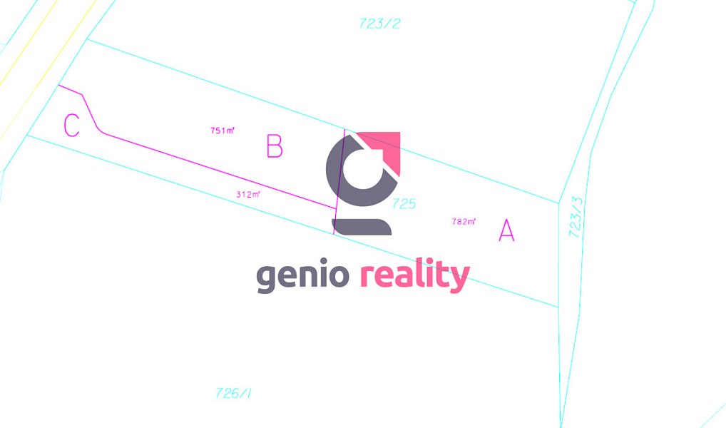 Prodej stavebního pozemku 782 m², Červené Pečky – náhled fotky 3