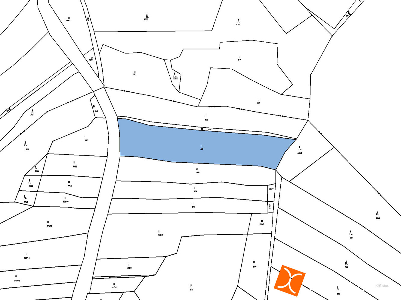 Prodej louky 1 506 m² – fotografie 2