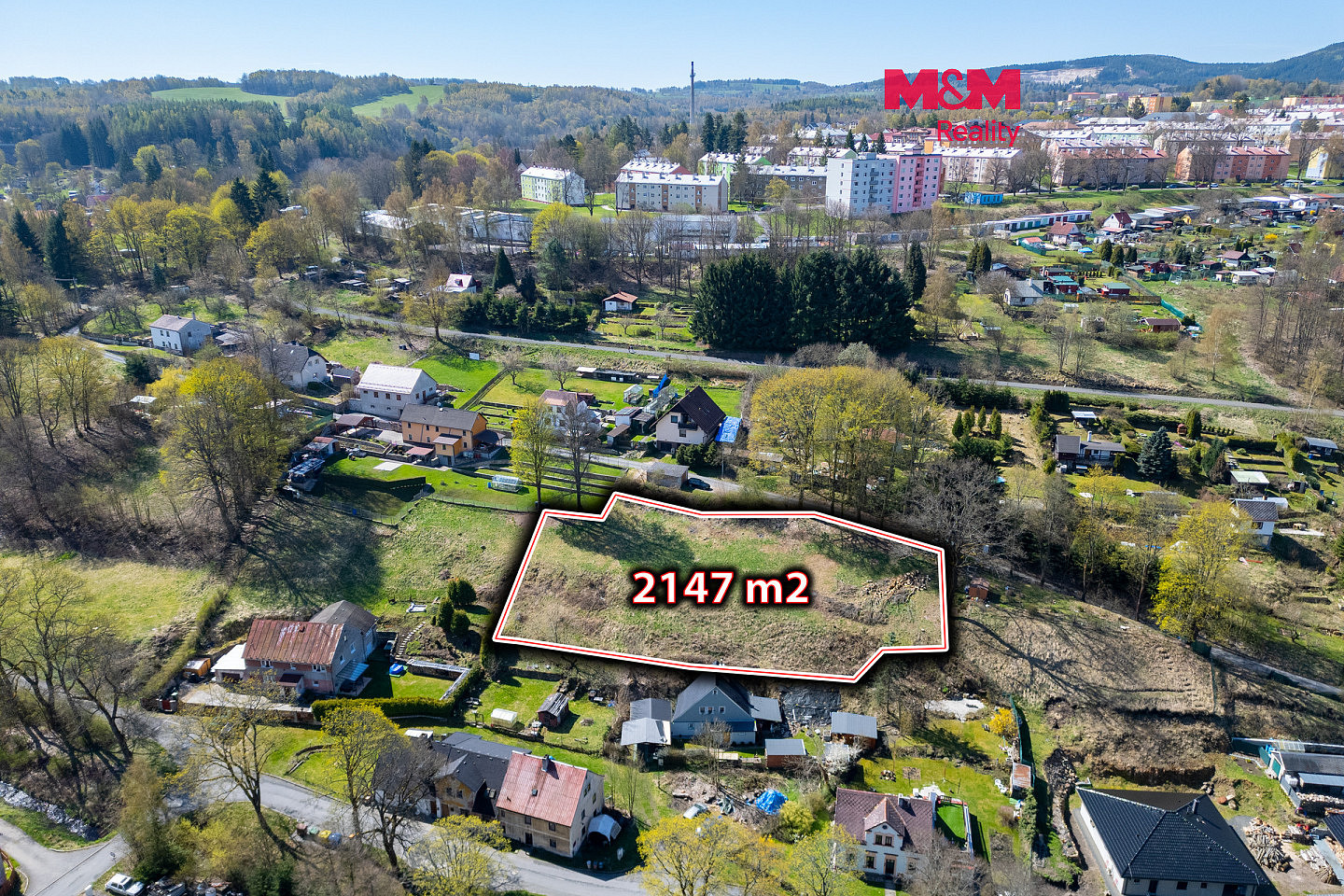 Prodej stavebního pozemku 2 147 m²