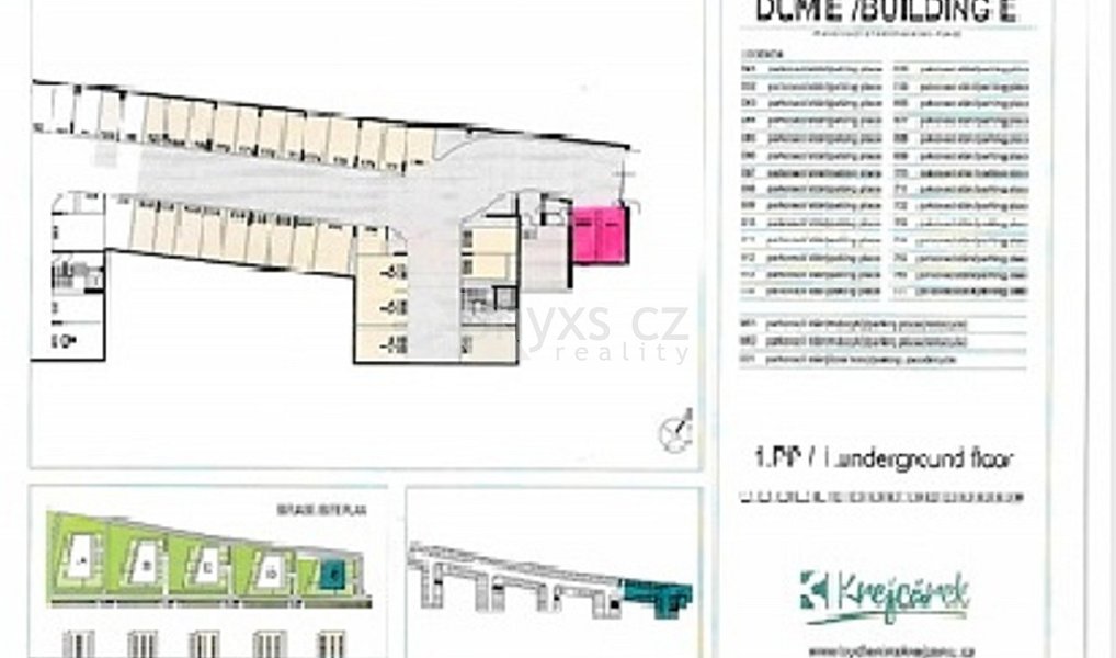 Prodej garážového stání 15 m2, ulice Novovysočanská (Krejcárek) Praha 9, Libeň, Praha – náhled fotky 2