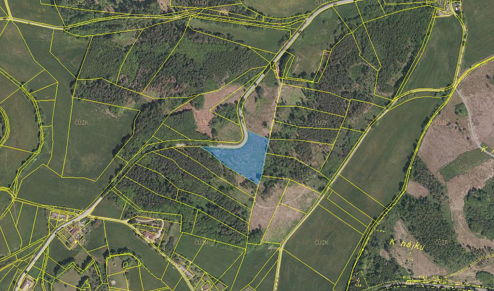 Prodej lesa 9 032 m², Stožice – náhled fotky 3