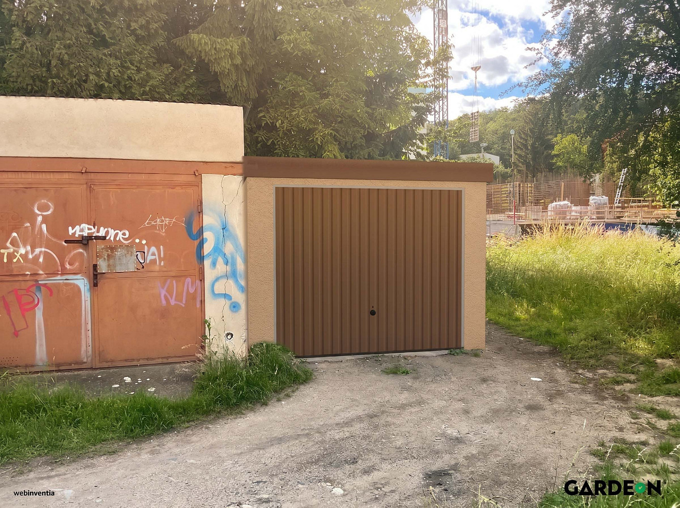 Prodej garáže 21 m² na vlastním pozemku