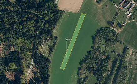 Prodej pole 15 867 m², Obrataň - Vintířov, okres Pelhřimov