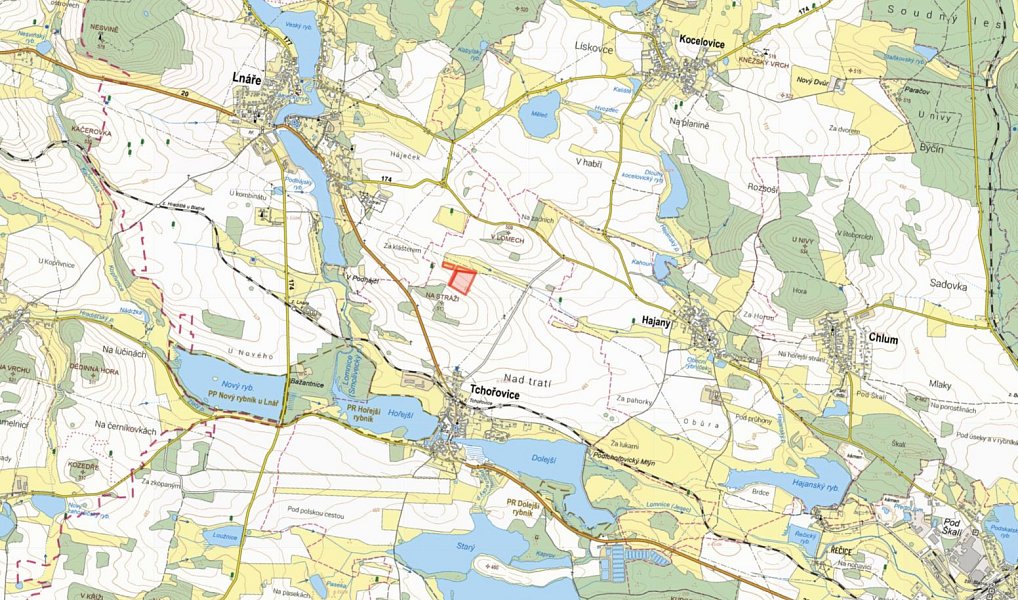 Prodej pole 33 970 m², Tchořovice – náhled fotky 2