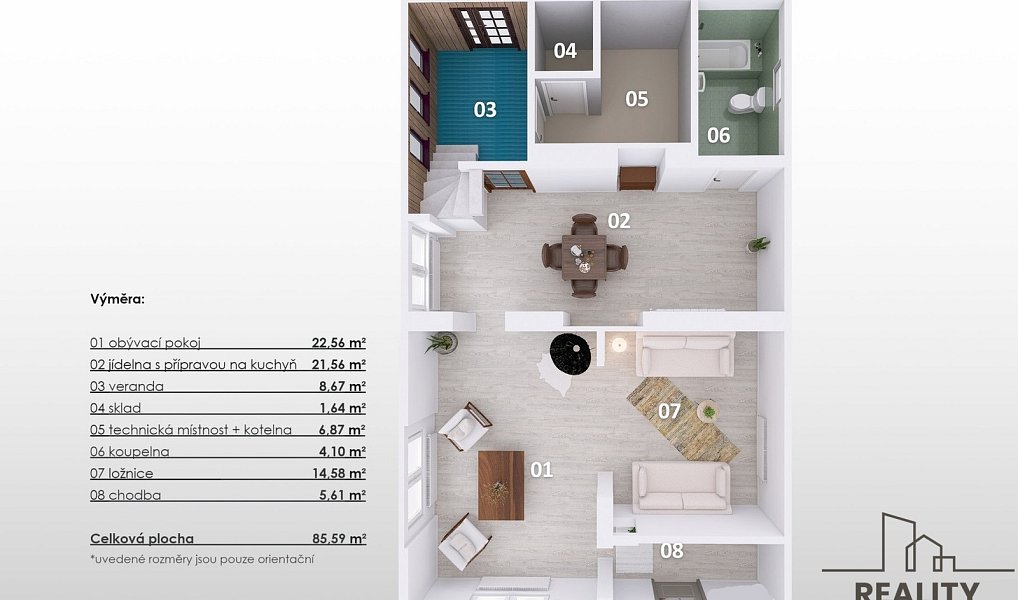 Prodej domu 85 m² s pozemkem 130 m², Netřebice – náhled fotky 14