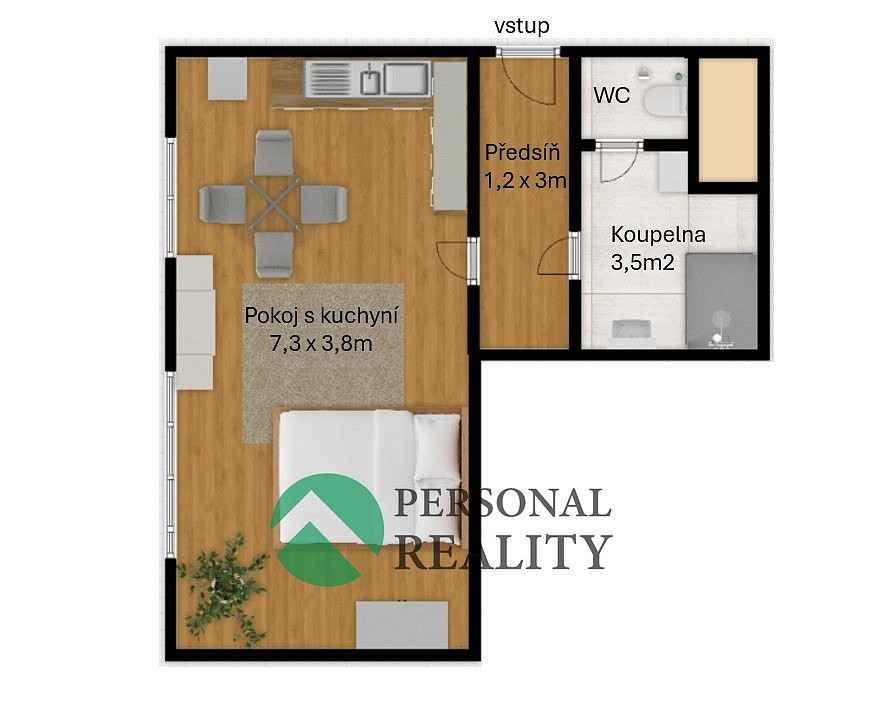 Prodej bytu 1+kk 37 m² – fotografie 5