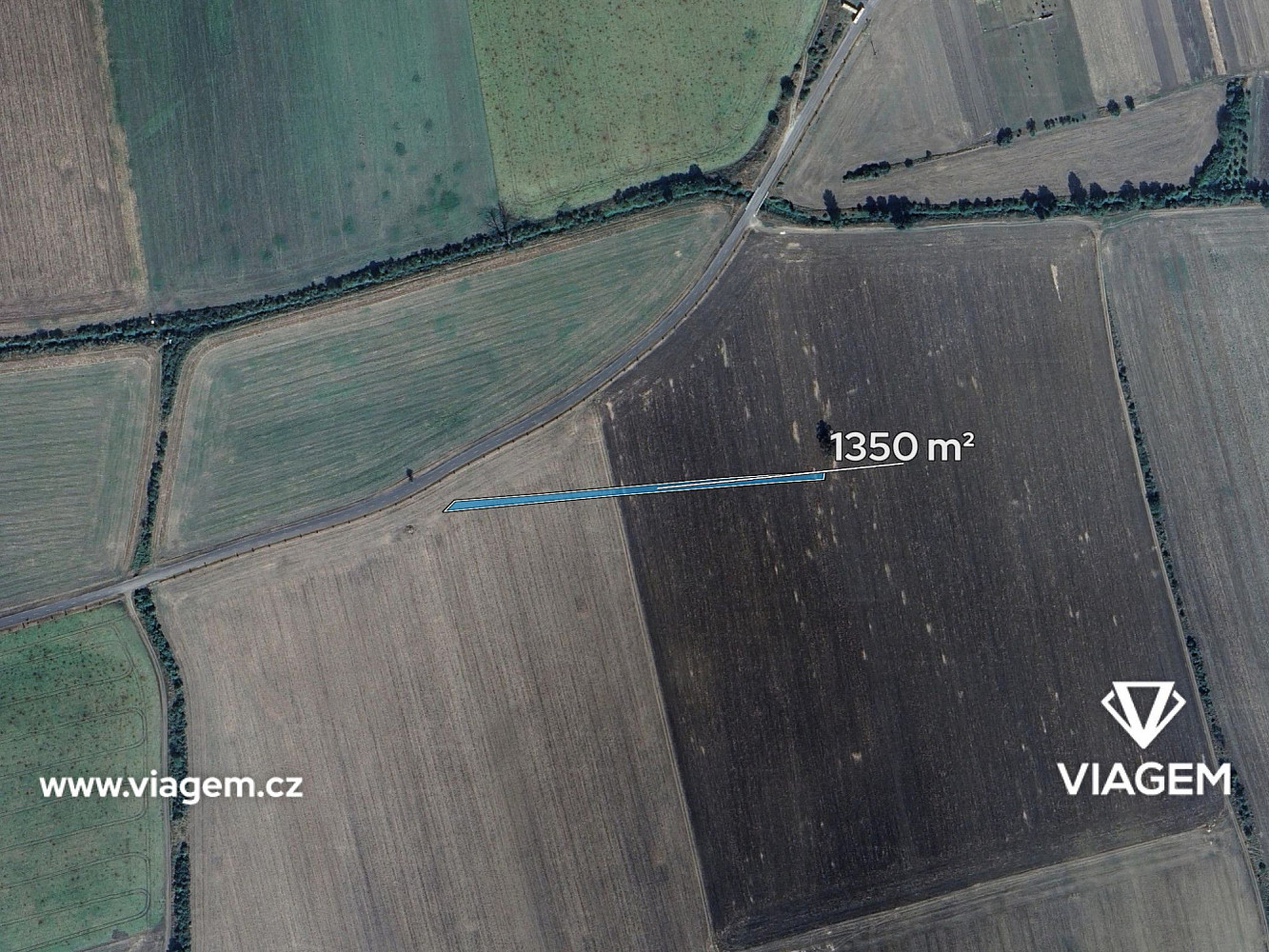 Prodej pole 1 350 m² – fotografie 2