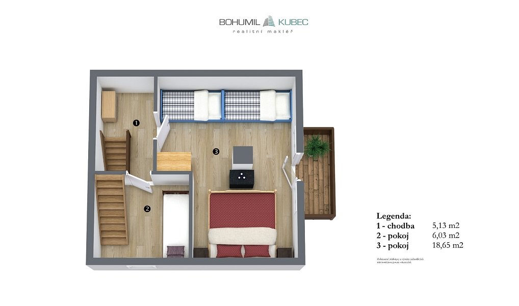 Prodej chaty/chalupy 76 m² s pozemkem 318 m², Lipno nad Vltavou – náhled fotky 8